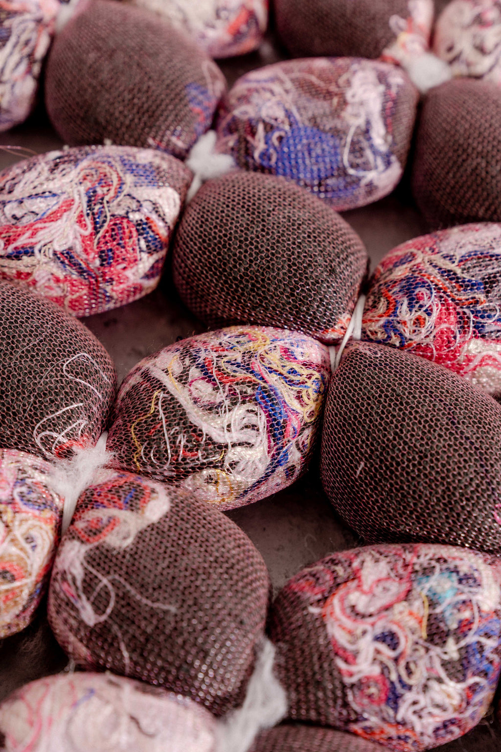 Hand-knotted Seat Cushion