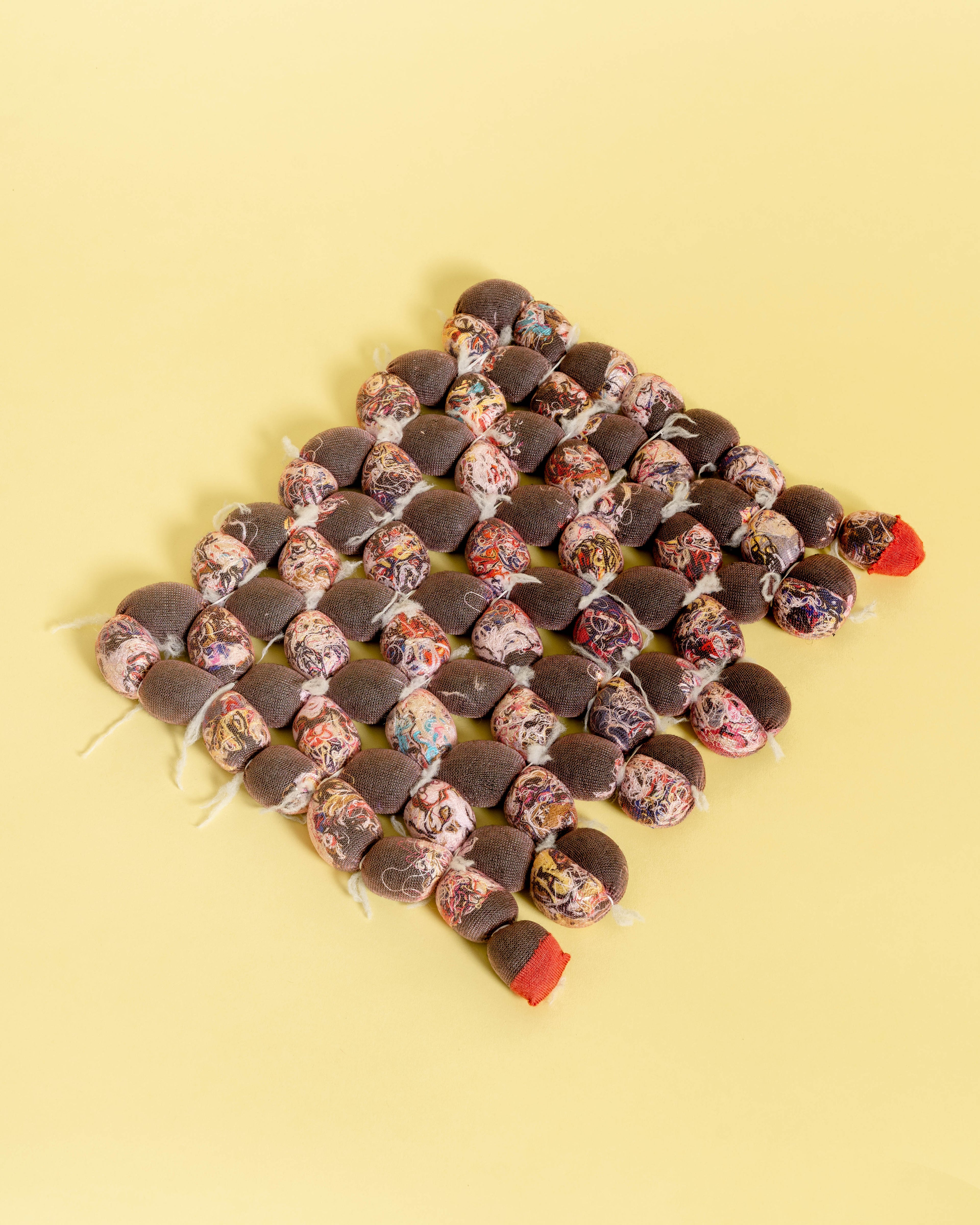 Hand-knotted Seat Cushion