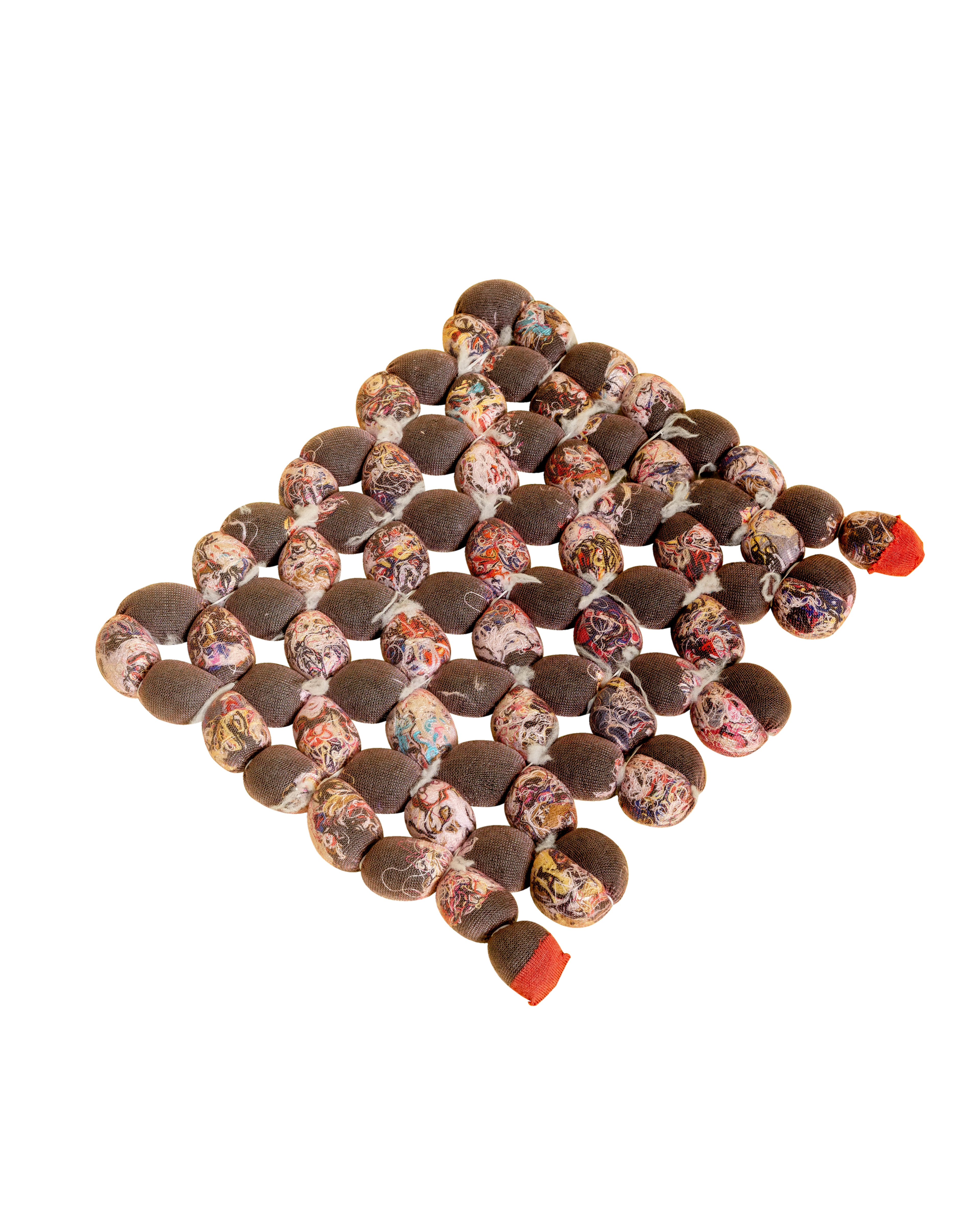 Hand-knotted Seat Cushion